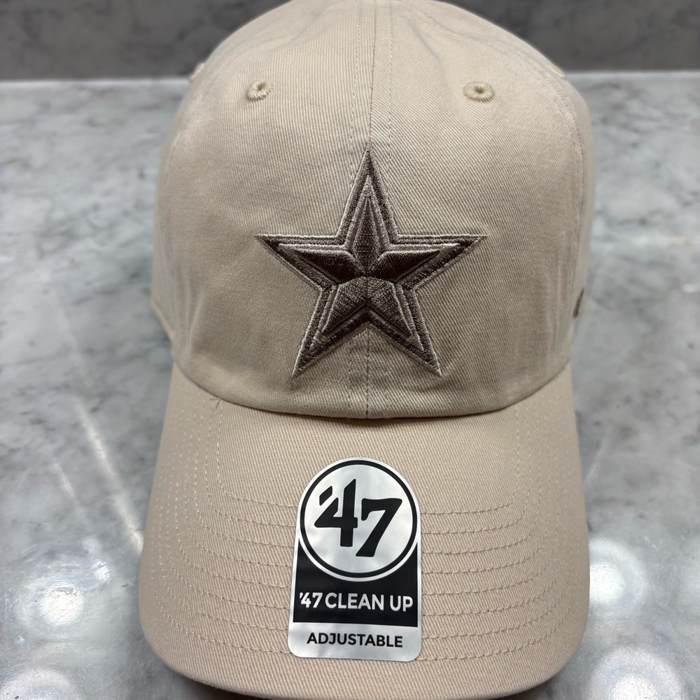 ‘47 Brand Clean Up Dallas Cowboys NFL Adjustable Strap Dad Hat - NEW - Picture 2 of 3